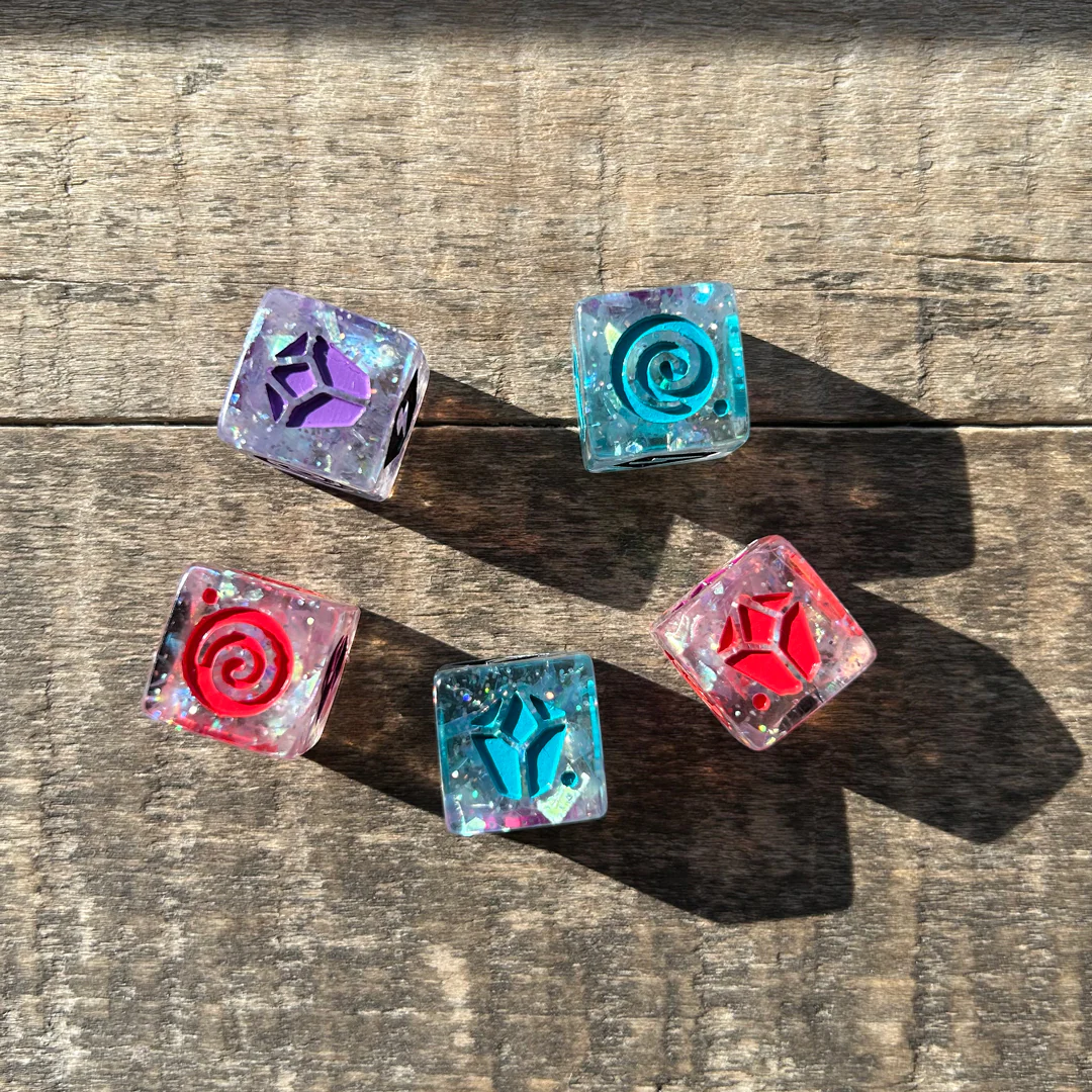 Casting Shadows: Sparkle Core Resource Dice Set - Image 3