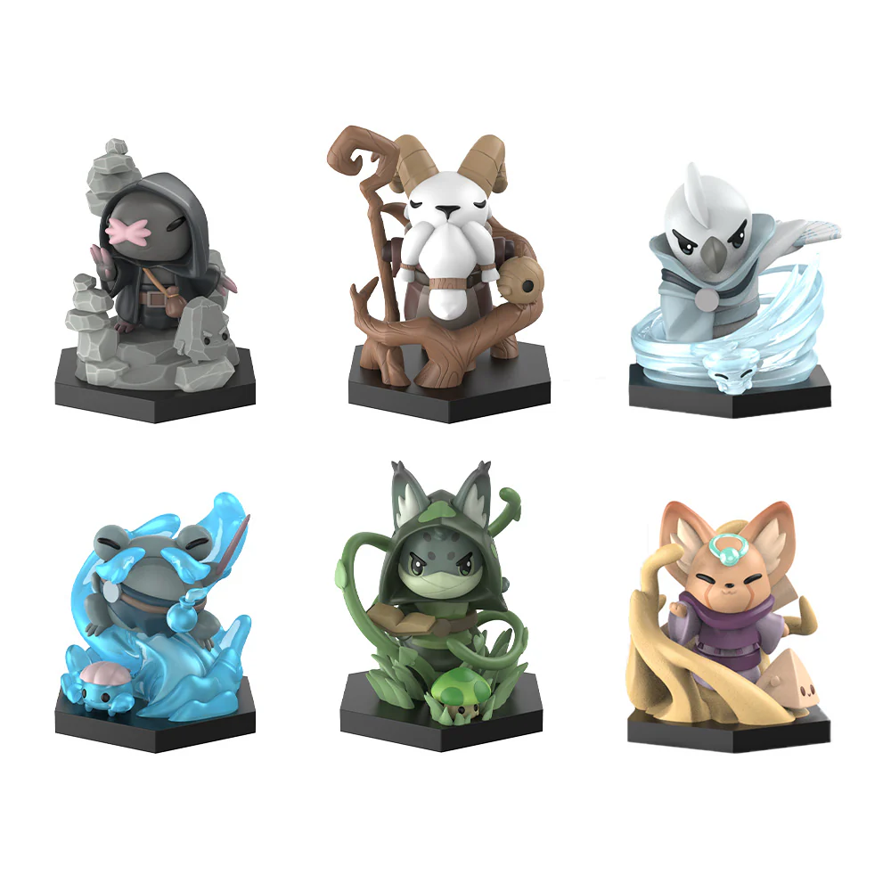 Command of Nature: Base Game + Sand & Wind Expansion Vinyl Figure Set